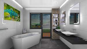 Image 3D rendu Salle de bains