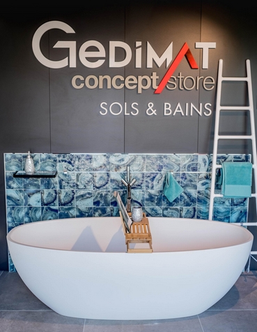 Entrée baignoire Gedimat Concept Store Clamart